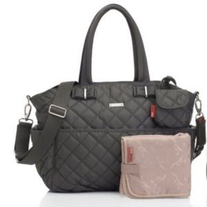 EUC Storksak Bobby Diaper Bag Black